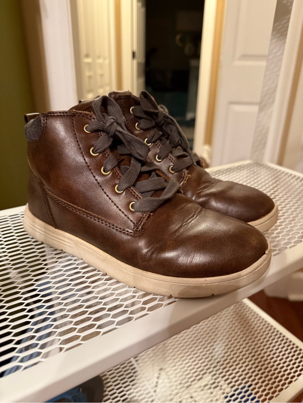 Boys Cat and Jack Brown Mid Boots